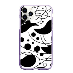 Чехол iPhone 11 Pro матовый Fashion abstraction - ai art fantasy, цвет: 3D-светло-сиреневый