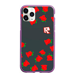 Чехол iPhone 11 Pro матовый Roblox rose, цвет: 3D-фиолетовый