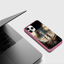 Чехол iPhone 11 Pro матовый Герои Clair Obscur expedition 33, цвет: 3D-малиновый — фото 2