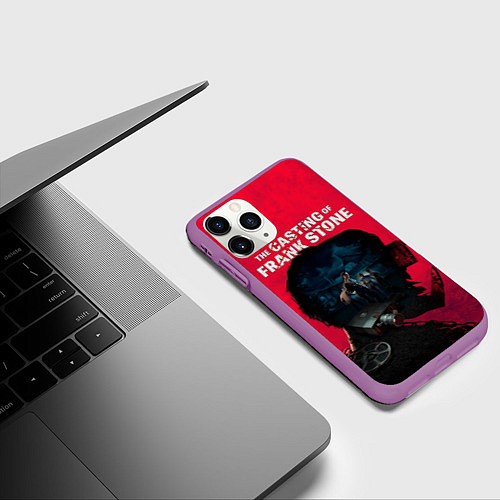 Чехол iPhone 11 Pro матовый Герои the casting of Frank Stone / 3D-Фиолетовый – фото 3
