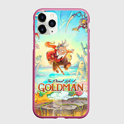 Чехол iPhone 11 Pro матовый Герои The eternal life of goldman, цвет: 3D-малиновый