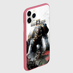 Чехол iPhone 11 Pro матовый Warhammer 40000 space marine 2 poster, цвет: 3D-малиновый — фото 2