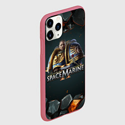 Чехол iPhone 11 Pro матовый Captain Titus Warhammer 40000 space marine 2, цвет: 3D-малиновый — фото 2
