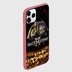 Чехол iPhone 11 Pro матовый Captain Titus Warhammer 40000 space marine 2, цвет: 3D-малиновый — фото 2