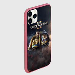 Чехол iPhone 11 Pro матовый Captain Titus Warhammer 40000 space marine 2, цвет: 3D-малиновый — фото 2