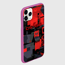 Чехол iPhone 11 Pro матовый Counter strike skin awp, цвет: 3D-фиолетовый — фото 2