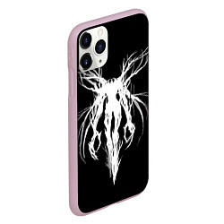 Чехол iPhone 11 Pro матовый Dark gothic angel, цвет: 3D-розовый — фото 2