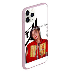 Чехол iPhone 11 Pro матовый Ateez Jeong Wooyoung, цвет: 3D-розовый — фото 2