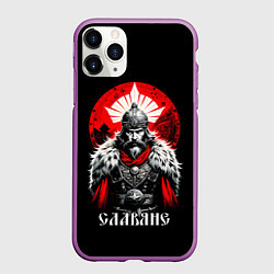 Чехол iPhone 11 Pro матовый Славяне воин