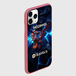 Чехол iPhone 11 Pro матовый Deadlock McGinnis, цвет: 3D-малиновый — фото 2