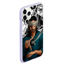 Чехол iPhone 11 Pro матовый Musashi Miyamoto, цвет: 3D-светло-сиреневый — фото 2