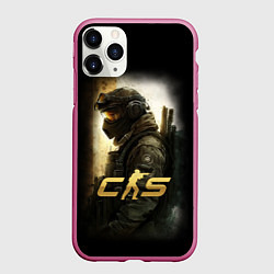 Чехол iPhone 11 Pro матовый Counter strike спецназовец