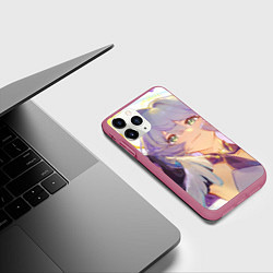 Чехол iPhone 11 Pro матовый Honkai Star Rail Robin, цвет: 3D-малиновый — фото 2