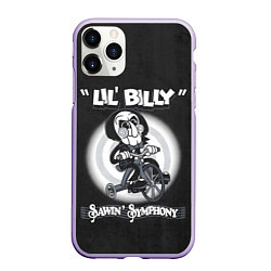 Чехол iPhone 11 Pro матовый Lil Billy - Saw, цвет: 3D-светло-сиреневый