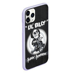 Чехол iPhone 11 Pro матовый Lil Billy - Saw, цвет: 3D-светло-сиреневый — фото 2