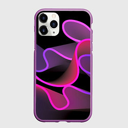 Чехол iPhone 11 Pro матовый Линейная геометрия