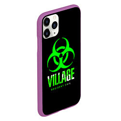 Чехол iPhone 11 Pro матовый Resident Evil8 toxic, цвет: 3D-фиолетовый — фото 2