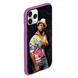 Чехол iPhone 11 Pro матовый Shaggy - bombastic, цвет: 3D-фиолетовый — фото 2