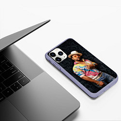 Чехол iPhone 11 Pro матовый Shaggy - bombastic, цвет: 3D-светло-сиреневый — фото 2