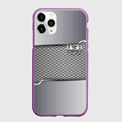 Чехол iPhone 11 Pro матовый Honda metal steel, цвет: 3D-фиолетовый