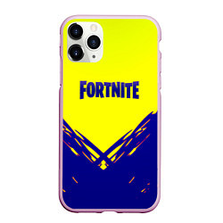 Чехол iPhone 11 Pro матовый Fortnite краски абстракция, цвет: 3D-розовый