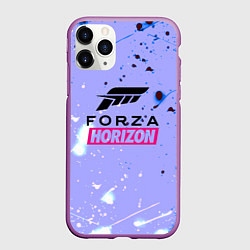 Чехол iPhone 11 Pro матовый Forza Horizon краски текстура, цвет: 3D-фиолетовый