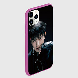 Чехол iPhone 11 Pro матовый Stray Kids Seungmin Giant concept, цвет: 3D-фиолетовый — фото 2