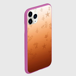 Чехол iPhone 11 Pro матовый Осенний градиент, цвет: 3D-фиолетовый — фото 2