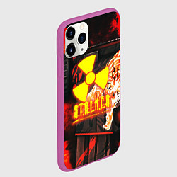 Чехол iPhone 11 Pro матовый Stalker howl, цвет: 3D-фиолетовый — фото 2