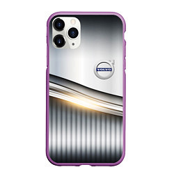 Чехол iPhone 11 Pro матовый Volvo metalic car, цвет: 3D-фиолетовый