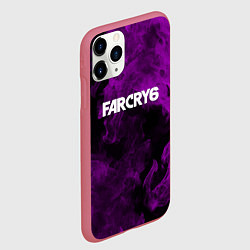 Чехол iPhone 11 Pro матовый Farcry neon fire, цвет: 3D-малиновый — фото 2