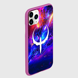 Чехол iPhone 11 Pro матовый Quke неоновый стиль, цвет: 3D-фиолетовый — фото 2
