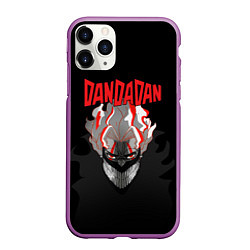 Чехол iPhone 11 Pro матовый Дандадан: Кэн, цвет: 3D-фиолетовый