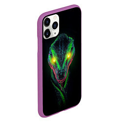 Чехол iPhone 11 Pro матовый Дух змеи, цвет: 3D-фиолетовый — фото 2