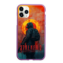 Чехол iPhone 11 Pro матовый Stalker 2 poster art, цвет: 3D-фиолетовый