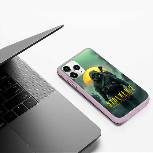 Чехол iPhone 11 Pro матовый Stalker 2 радиоактивное утро / 3D-Розовый – фото 3