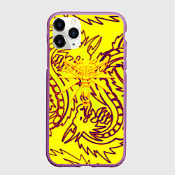 Чехол iPhone 11 Pro матовый Ведьмак школа дракона, цвет: 3D-фиолетовый