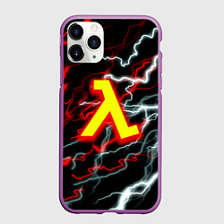 Чехол iPhone 11 Pro матовый Half life storm logo, цвет: 3D-фиолетовый