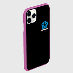Чехол iPhone 11 Pro матовый Chrysler, цвет: 3D-фиолетовый — фото 2