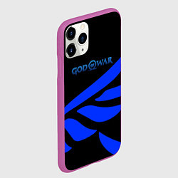 Чехол iPhone 11 Pro матовый God of War крылья богов, цвет: 3D-фиолетовый — фото 2