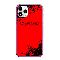 Чехол iPhone 11 Pro матовый Overlord anime, цвет: 3D-фиолетовый