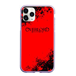 Чехол iPhone 11 Pro матовый Overlord anime, цвет: 3D-светло-сиреневый