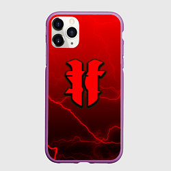 Чехол iPhone 11 Pro матовый Starcraft молнии, цвет: 3D-фиолетовый