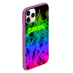 Чехол iPhone 11 Pro матовый Elden ring flame, цвет: 3D-фиолетовый — фото 2