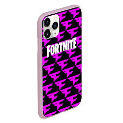 Чехол iPhone 11 Pro матовый Fortnite faze clan, цвет: 3D-розовый — фото 2