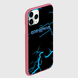 Чехол iPhone 11 Pro матовый God of War storm, цвет: 3D-малиновый — фото 2