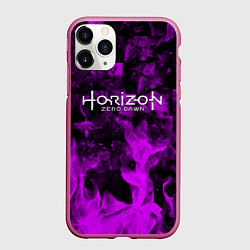 Чехол iPhone 11 Pro матовый Horizon: Zero Dawn flame neon steel, цвет: 3D-малиновый
