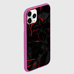 Чехол iPhone 11 Pro матовый Раскаленная скала, цвет: 3D-фиолетовый — фото 2