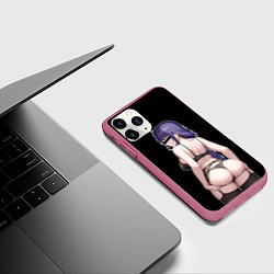 Чехол iPhone 11 Pro матовый Shogun Raiden sexy - Genshin Impact, цвет: 3D-малиновый — фото 2