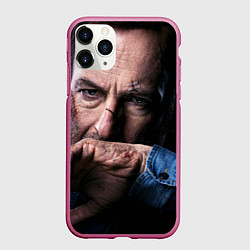 Чехол iPhone 11 Pro матовый Мистер Никто, цвет: 3D-малиновый